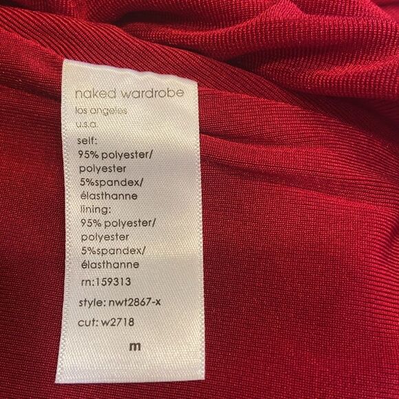 N By Naked Wardrobe NWT Shirred Crop Tank Top M - Picture 8 of 8